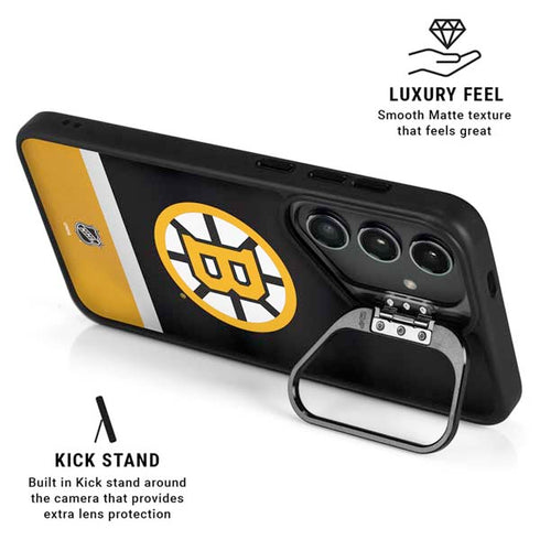 NHL Boston Bruins Jersey Galaxy S25 Ultra Kickstand Case